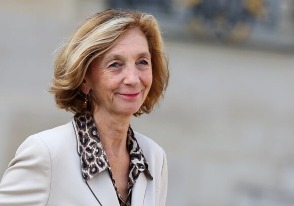 Nicole Bricq - Sortie du conseil des Ministres au Palais de l'Elysée à Paris le 2 octobre 2013