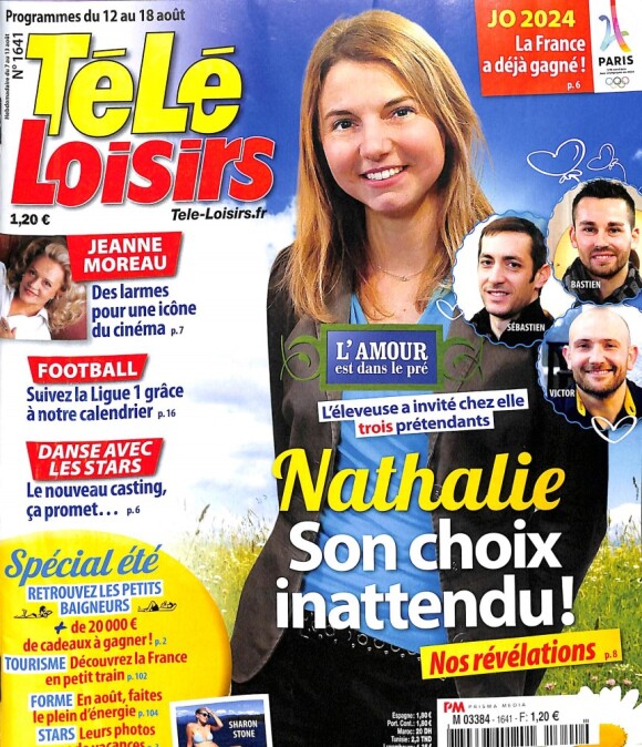 Magazine Télé Loisirs, numéro du 12 au 18 août 2017.