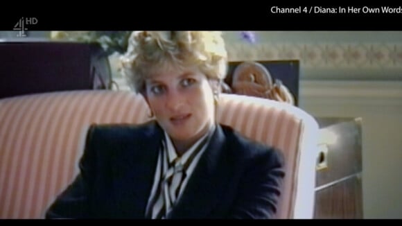 Lady Diana racontant à Peter Settelen, dans l'un des enregistrements réalisés au palais de Kensington en 1992-1993, combien elle avait été traumatisée par l'interview accordée avec le prince Charles le jour de leurs fiançailles. Extrait du documentaire Diana: In her own words diffusé le 7 août 2017 sur Channel 4.