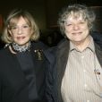 Jeanne Moreau et Josée Dayan à Paris, février 2008. La Cinémathèque célèbre les 60 ans de cinéma de Jeanne Moreau.