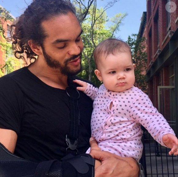 Joakim Noah et sa fille. Mai 2017.