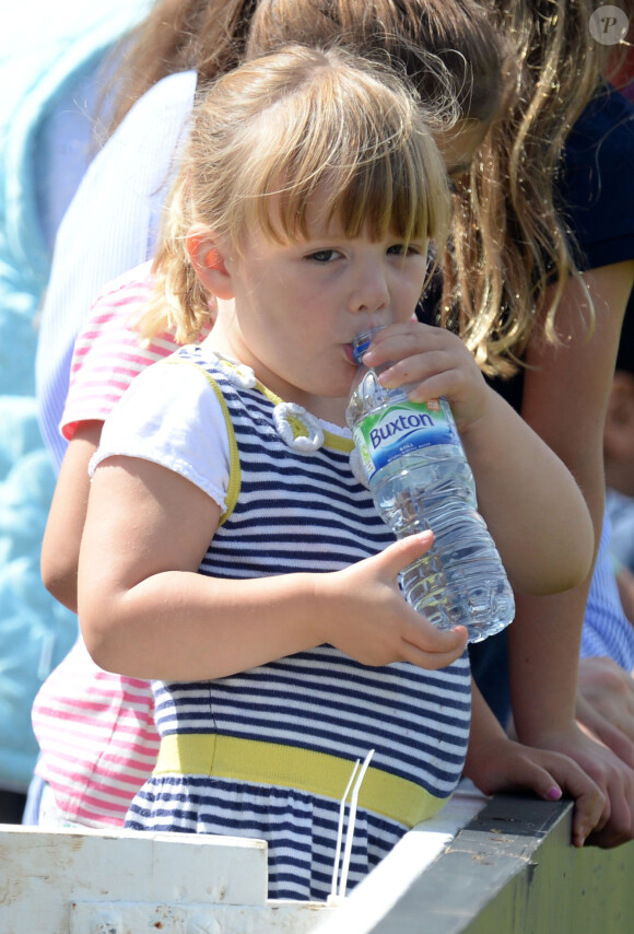 Mia Tindall lors du Festival of British Eventing à Gatcombe Park à Minchinhampton, le 6 août 2017.