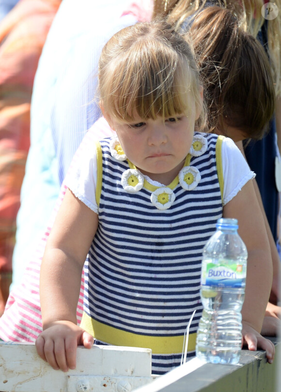 Mia Tindall lors du Festival of British Eventing à Gatcombe Park à Minchinhampton, le 6 août 2017.
