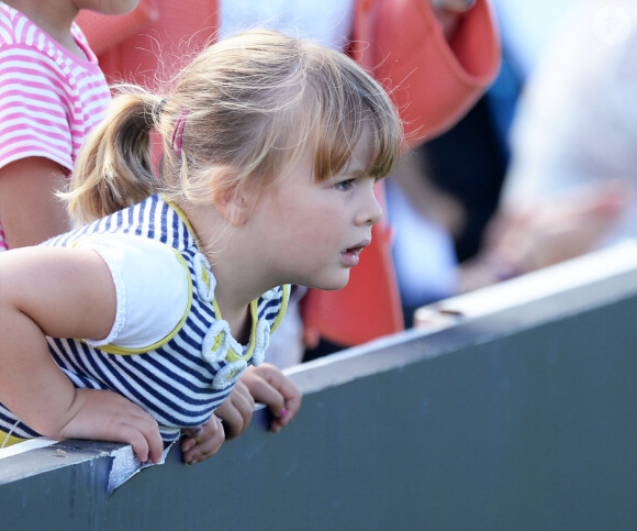 Mia Tindall lors du Festival of British Eventing à Gatcombe Park à Minchinhampton, le 6 août 2017.