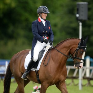 Zara Tindall le 6 août 2017 lors du Festival of British Eventing à Gatcombe Park à Minchinhampton.