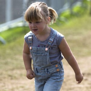 Mia Tindall, fille de Zara Phillips (Tindall) et de Mike Tindall, le 6 août 2017 lors du Festival of British Eventing à Gatcombe Park à Minchinhampton.