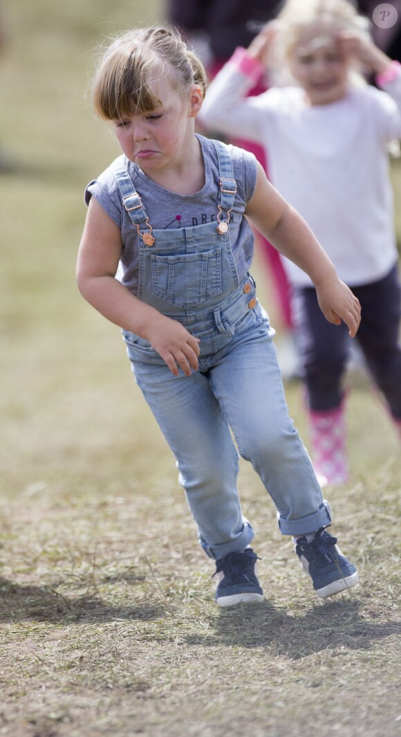 Mia Tindall, fille de Zara Phillips (Tindall) et de Mike Tindall, le 6 août 2017 lors du Festival of British Eventing à Gatcombe Park à Minchinhampton.