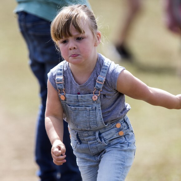 Mia Tindall, fille de Zara Phillips (Tindall) et de Mike Tindall, le 6 août 2017 lors du Festival of British Eventing à Gatcombe Park à Minchinhampton.