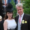 Le comte Charles Spencer, frère de Lady Diana, et sa femme Lady Spencer à Ascot en juin 2013.