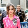 Selena Gomez arrive à la station de radio Z100 à New York City, New York, Etats-Unis, le 5 juin 2017.
