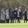 La reine Maxima des Pays-Bas, le roi Willem-Alexander des Pays-Bas, la princesse Ariane des Pays-Bas les proches et les amis - Funérailles du père de la reine Maxima, Jorge Zorreguieta, au cimetière Parque Memorial proche de Buenos Aires, Argentine, le 10 août 2017.