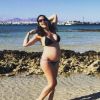Daniela Martins enceinte, en bikini, sur Instagram, juin 2016