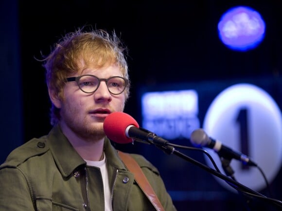 Ed Sheeran lors des Radio 1 live session à Londres le 21 février 2017