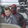 Ryan Reynolds sur le tournage de "Deadpool 2" à Vancouver, le 16 août 2017.