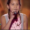 Sahna dans "The Voice Kids 4" sur TF1, le 19 août 2017.