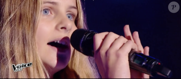 Maria dans "The Voice Kids 4", le 19 août 2017.