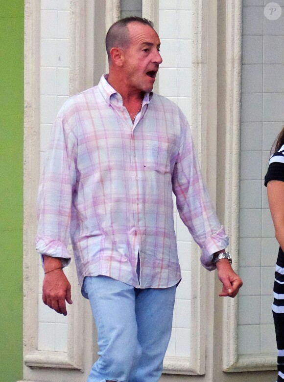 Exclusif - Michael Lohan, le père de Lindsay Lohan va déjeuner avec des amies à Delray Beach, le 16 juillet 2014.