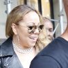 Mariah Carey sort de son appartement à New York, le 18 août 2017.