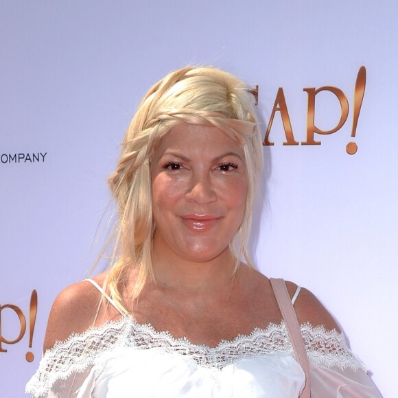 Tori Spelling à la première de "Leaps!" au Pacific Theater de The Grove à Los Angeles, le 19 août 2017.