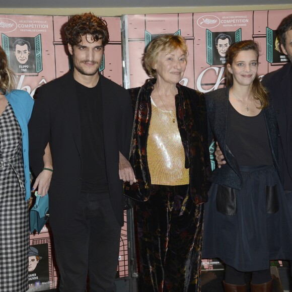 Valeria Bruni Tedeschi, Louis Garrel, Marisa Borini (Bruni Tedeschi), Céline Sallette et Filippo Timi - Avant-première du film "Un château en Italie" à l'UCG Ciné Cité des Halles à Paris, le 29 octobre 2013.