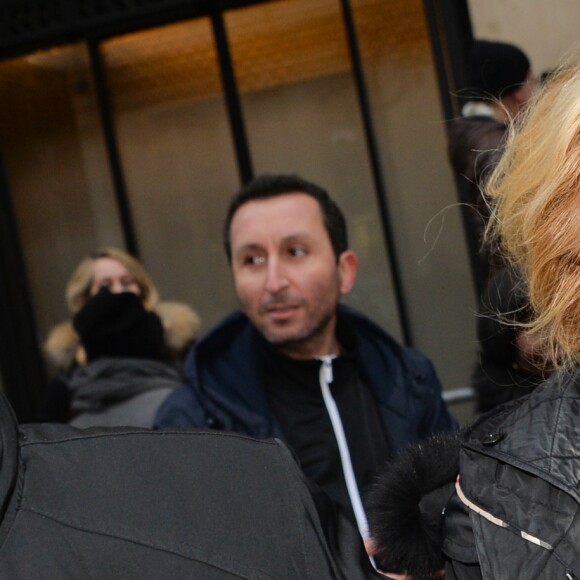 Sylvie Vartan - People à la sortie du défilé de mode Haute-Couture printemps-été 2017 "Jean-Paul Gaultier" à Paris le 25 janvier 2017. © CVS-Veeren/Bestimage