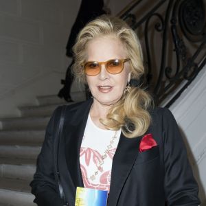 Sylvie Vartan - People au défilé de mode Haute-Couture printemps-été 2017 "Jean-Paul Gaultier" à Paris le 25 janvier 2017. © Olivier Borde/Bestimage