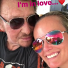 Laeticia et Johnny Hallyday "in love" lors de leurs vacances à Saint-Barthélemy, Instagram, le 24 août 2017.