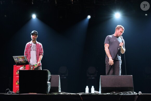 Sleaford Mods en concert au Festival Rock En Seine, au Domaine National de Saint-Cloud, le 26 août 2017 © Lise Tuillier / Bestimage