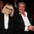 Archive - Alain Delon et Mireille Darc lors du gala de l'IFRAD à Paris, France, le 18 Septembre 2013. © Agence/Bestimage