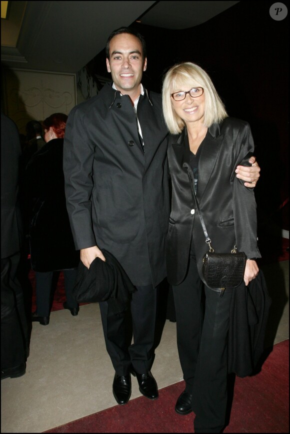 Anthony Delon et Mireille Darc à Paris en 2004.