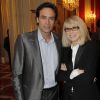 Anthony Delon et Mireille Darc à l'Elysée le 14 mars 2012.