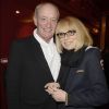Exclusif - Pascal Desprez sa femme et Mireille Darc - People à la générale de la pièce "A torts et à raison" au théâtre Hébertot à Paris le 25 janvier 2016. © Coadic Guirec/Bestimage