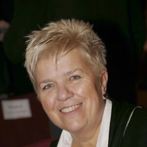 Mimie Mathy lors de la réception organisée en l'honneur de l'entrée de Nikos Aliagas au musée Grévin. Paris, le 7 décembre 2016. © Christophe Aubert via Bestimage