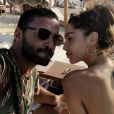 Nabilla et Thomas Vergara toujours aussi amoureux lors de leurs vacances à Mykonos, en Grèce, en août 2017.