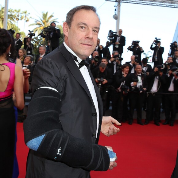 Xavier Couture - Montée des marches du film "Sils Maria" lors du 67 ème Festival du film de Cannes – Cannes le 23 mai 2014.