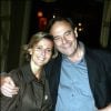 Claire Chazal et Xavier Couture chez Costes à Paris, le 4 mai 2003