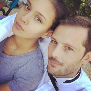 Anouchka Alsif et Nicolas Duvauchelle sur une photo publiée sur Instagram en septembre 2016.