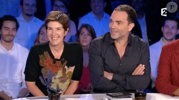 Christine Angot dans "On n'est pas couché" sur France 2. Le 3 septembre 2017.