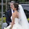 Mariage de Alaia Baldwin (fille de Stephen Baldwin) avec le producteur et réalisateur Andrew Aranow à Tarrytown (Etat de New York), le 2 septembre 2017