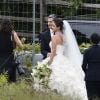 Mariage de Alaia Baldwin (fille de Stephen Baldwin) avec le producteur et réalisateur Andrew Aranow à Tarrytown (Etat de New York), le 2 septembre 2017