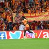 Bafétimbi Gomis sous ses nouvelles couleurs, celles de Galatasaray, le 25 août 2017 lors d'un match contre Sivasspor à Istanbul.