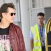 Jim Carrey à son arrivée à l'aéroport de Venise pour le 74e Festival International du Film de Venise, la Mostra. Le 4 septembre 2017