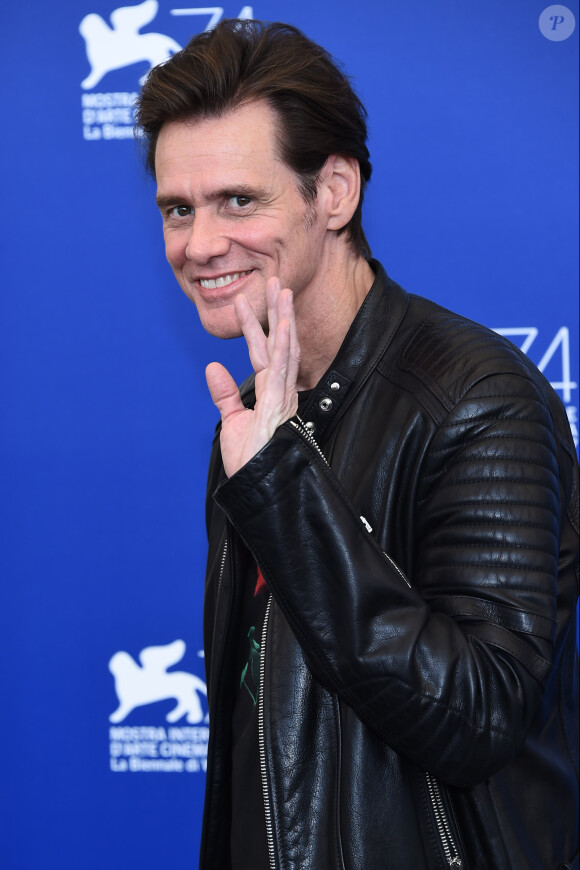 Jim Carrey - Photocall du film "Jim & Andy: the Great Beyond" lors du 74ème Festival International du Film de Venise, la Mostra. Le 5 septembre 2017