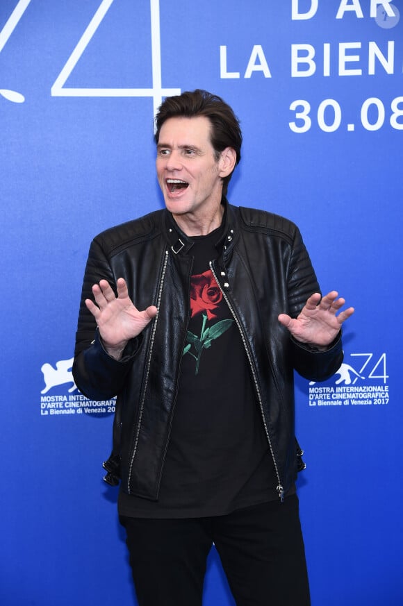 Jim Carrey - Photocall du film "Jim & Andy: the Great Beyond" lors du 74ème Festival International du Film de Venise, la Mostra. Le 5 septembre 2017