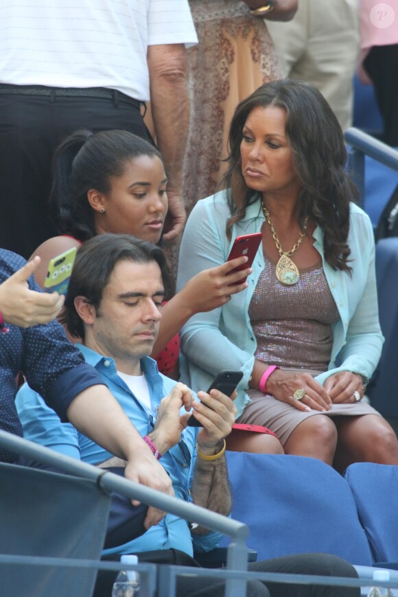 Vanessa Williams et sa fille Sasha lors de l'US Open 2017 au stade Arthur-Ashe à l'USTA Billie Jean King National Tennis Center dans le quartier de Flushing à New York, le 4 septembre 2017.