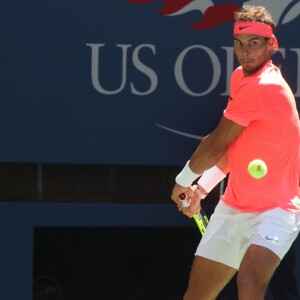 Rafael Nadal lors du Day 8 de l'US Open à New York, le 4 septembre 2017. © John Barrett/Globe
