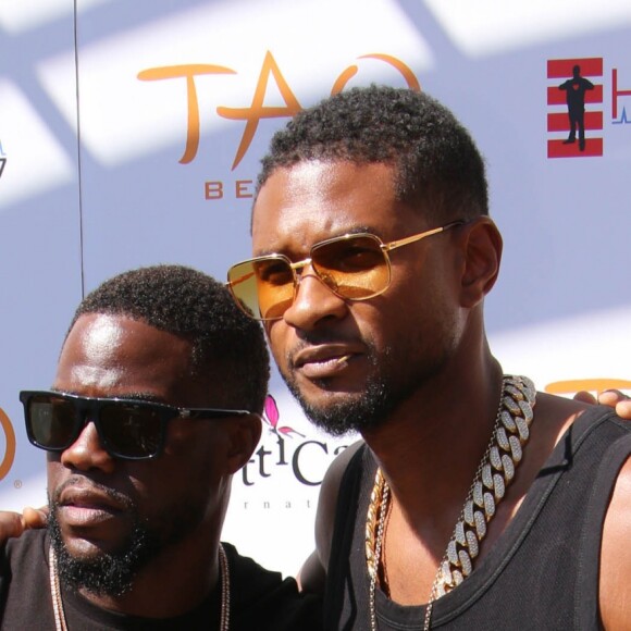 Kevin Haart et Usher au Tao Beach Club à Las Vegas, le 02 Septembre 2017.