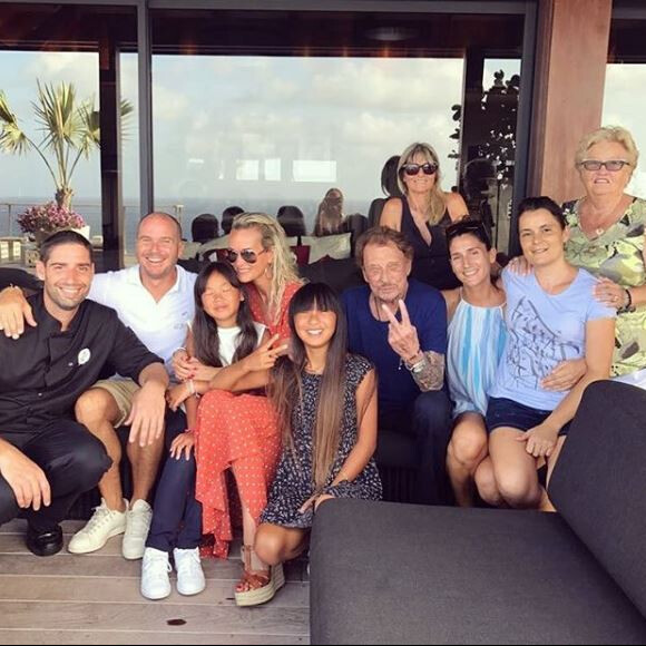 Laeticia Hallyday se dit "anéantie" après le passage de l'ouragan Irma sur l'île de Saint-Barthelemy, où elle possède une villa avec son mari Johnny Hallyday. Instagram, le 8 spetembre 2047.