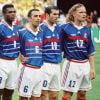 Equipe de France vainqueur de la Coupe du monde le 12 juillet 1998, au Stade de France.