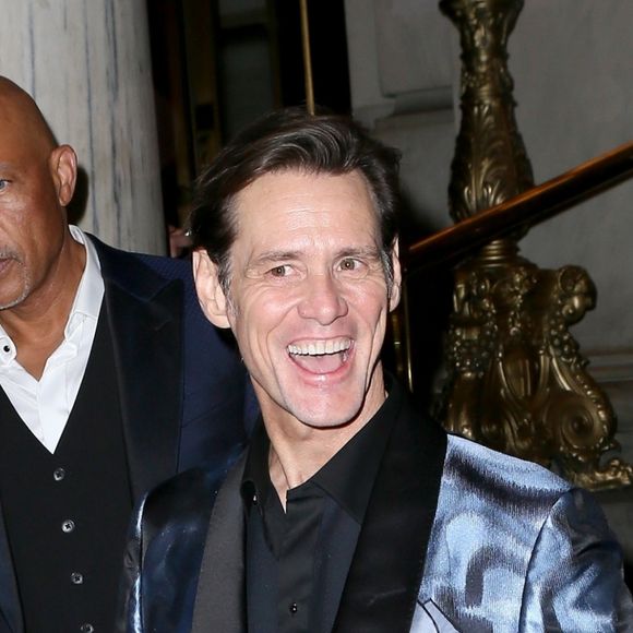 Jim Carrey à la soirée organisée par le magazine Harper's Bazaar, à New York le 8 septembre 2017